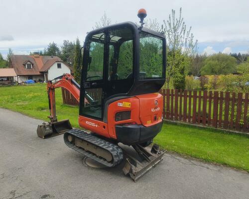 Minibagr Kubota KX016-4, rok 2016, 2200mth, roztah. pásy TOP