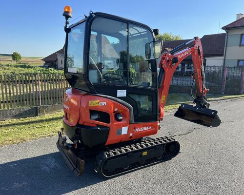 Minibagr Kubota KX018-4 hyd.podvozek/hyd.svahovka