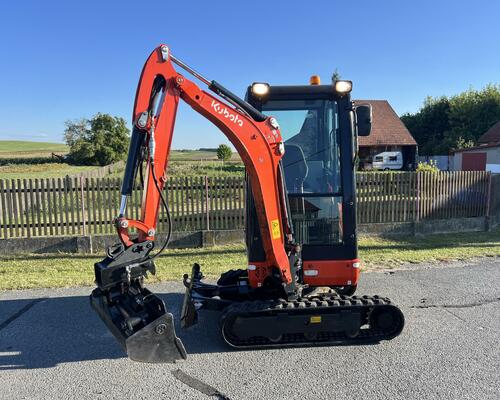 Minibagr Kubota KX018-4 hyd.podvozek/hyd.svahovka