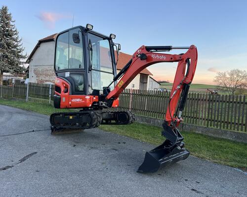 Minibagr Kubota KX018-4 hyd.podvozek+hyd.svahovka
