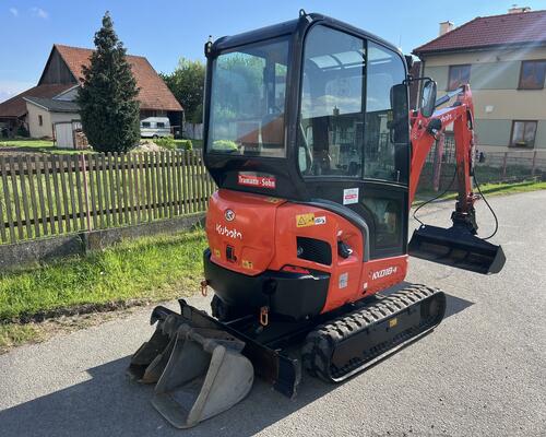 minibagr Kubota KX018-4 hyd.svahovka + hyd.podvozek/2x podkop