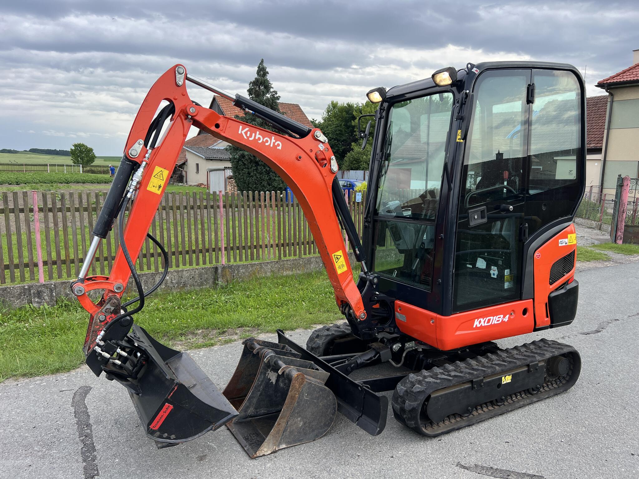 Minibagr Kubota KX018-4 hyd.svahovka+podkopy / 2021