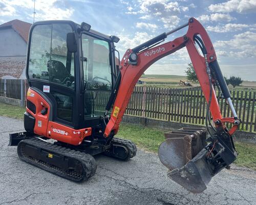 minibagr Kubota KX018-4 hyd.svahovka+podkopy, TOP