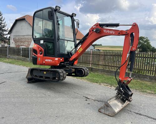 minibagr Kubota KX018-4 hyd.svahovka, pouze 2500h