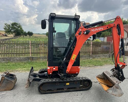 minibagr Kubota KX018-4 hyd.svahovka, pouze 2500h