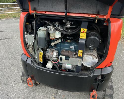 minibagr Kubota KX018-4 hyd.svahovka, pouze 2500h