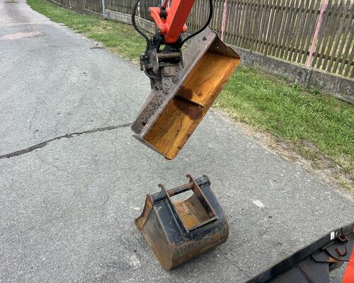 minibagr Kubota KX018-4 hyd.svahovka, pouze 2500h