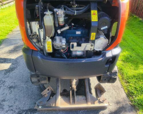Minibagr Kubota KX018-4, rok 2021, 2300mth 3x lžíce