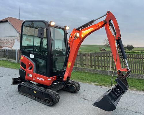 minibagr Kubota KX019-4 hyd.podvozek+svahovka, 2t