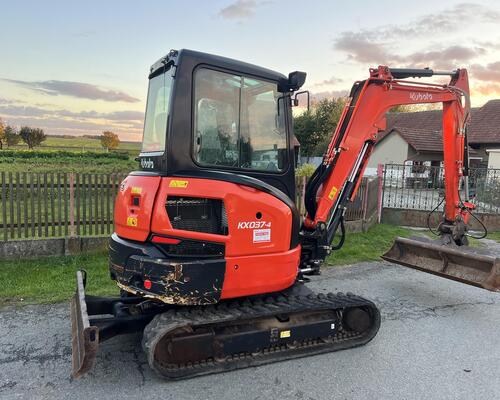minibagr Kubota KX037-4 hyd.svahovka/pouze 1400mth