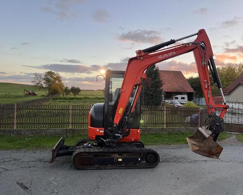 minibagr Kubota KX037-4 hyd.svahovka/pouze 1400mth