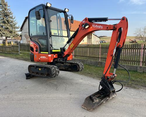 Minibagr Kubota KX18-4 hyd.podvozek+hyd.svahovka
