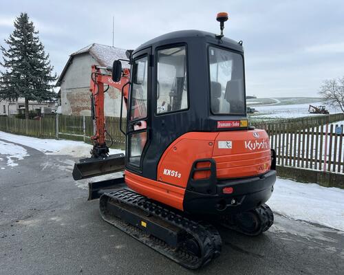 Minibagr Kubota KX61-3 hyd.svahovka, 1700mth, TOP