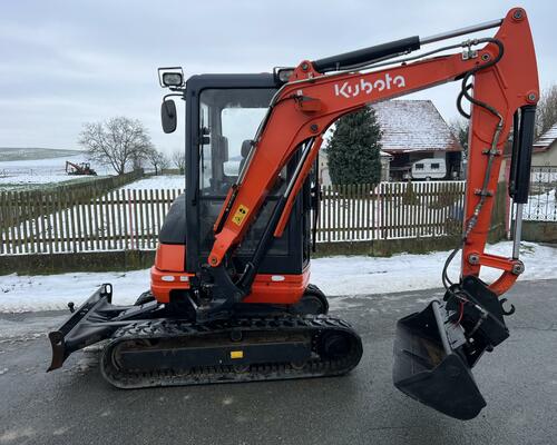 Minibagr Kubota KX61-3 hyd.svahovka, 1700mth, TOP