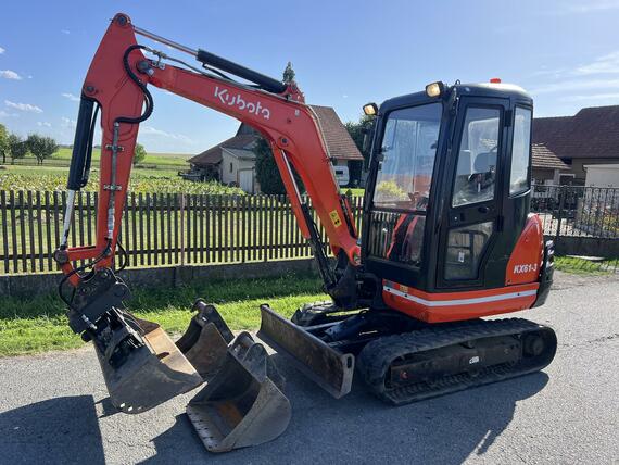 minibagr Kubota KX61-3, pouze cca 2tis.mth, 2.6t