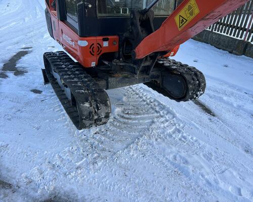 Minibagr Kubota KX 016-4 hyd.podvozek+hyd.svahovka