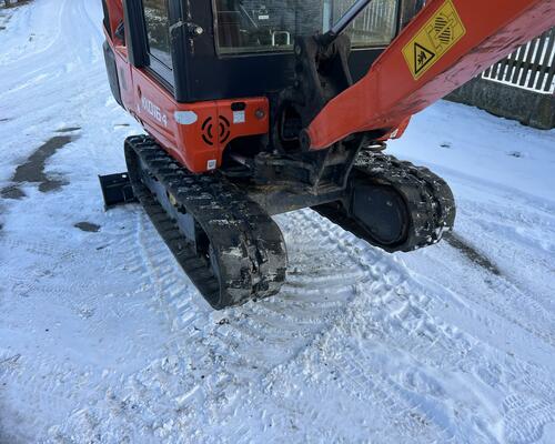 Minibagr Kubota KX 016-4 hyd.podvozek+hyd.svahovka