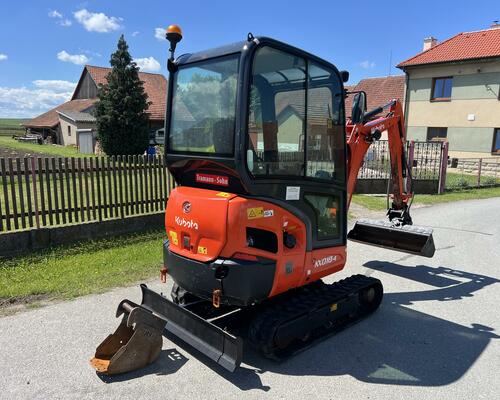 Minibagr Kubota KX 018-4 hyd.podvozek/pouze 1900mh