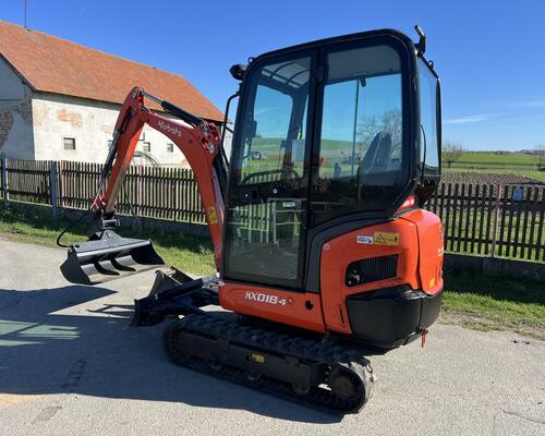 Minibagr Kubota KX 018-4 hyd.svahovka+podvozek 2017