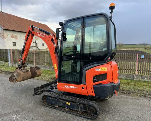 Minibagr Kubota KX 019-4 hyd.svahovka/2tis.mh/2018