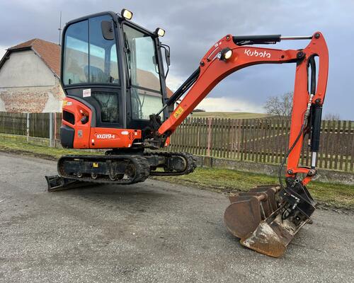 Minibagr Kubota KX 019-4 hyd.svahovka/2tis.mh/2018