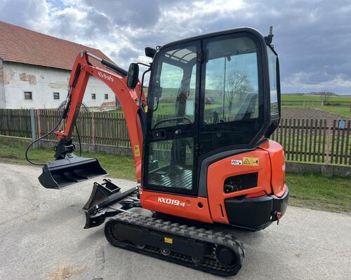 Minibagr Kubota KX 019-4 hyd.svahovka/hyd.podvozek