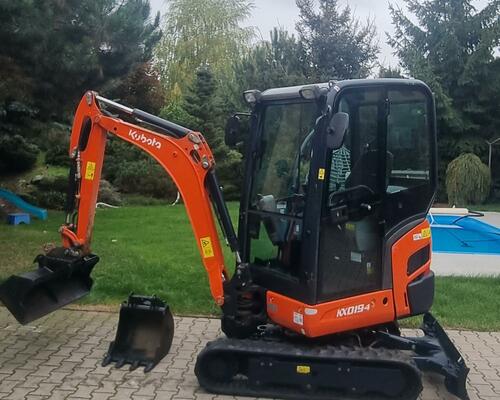 Minibagr Kubota Kx 019-4G pouze 1380 MTH  r.v. 2022 Minibagr Kubota Kx 019-4G pouze 1380 MTH  r.v. 2022