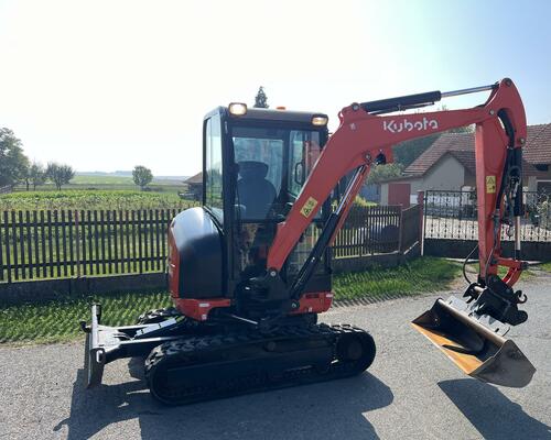 minibagr Kubota KX 027-4, 3200mth, hyd. svahovka
