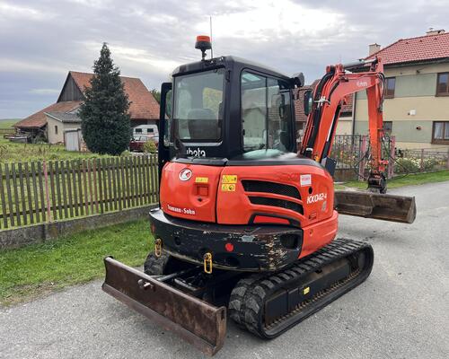 minibagr Kubota KX 042-4 hyd.svahovka, 4,5t / TOP