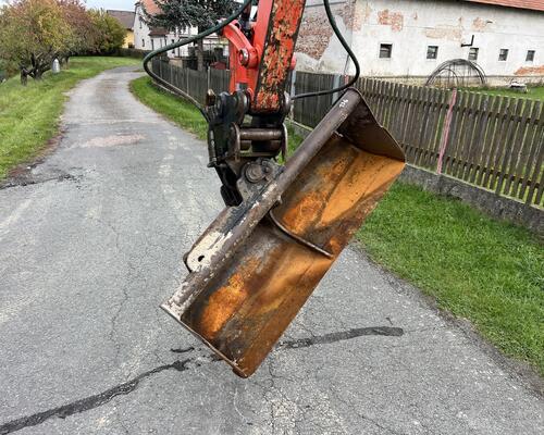 minibagr Kubota KX 042-4 hyd.svahovka, 4,5t / TOP