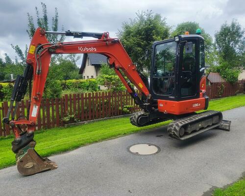 Minibagr KUBOTA U36-4, r.2022, 3,9t, 3x lžíce