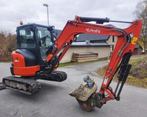 MINIBAGR KUBOTA U36-4 | ROK 2022/2023 | 3 200 MTH | KLIMATIZACE