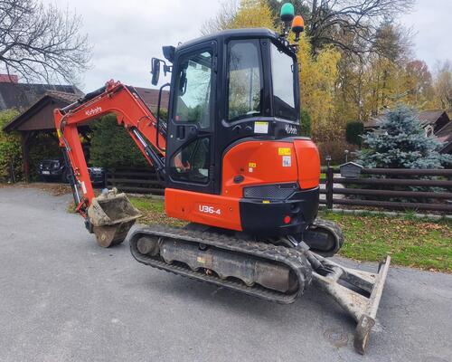 MINIBAGR KUBOTA U36-4 | ROK 2022/2023 | 3 200 MTH | KLIMATIZACE