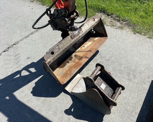 Minibagr Kubota U 27-4 hyd. svahovka+podkop, 2,7t