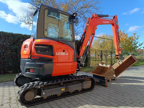 Minibagr Kubota U 36-4 r.v.2021