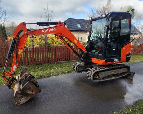Minibagr minirypadlo Kubota KX027-4, 2200mth, r.v. 2019 TOP
