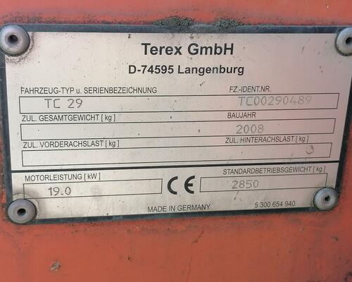 Minibagr Schaeff-Terex TC 29