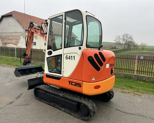 Minibagr Terex TC 25 hyd.svahovka+podkop, 2,6t