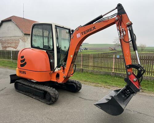 Minibagr Terex TC 25 hyd.svahovka+podkop, 2,6t