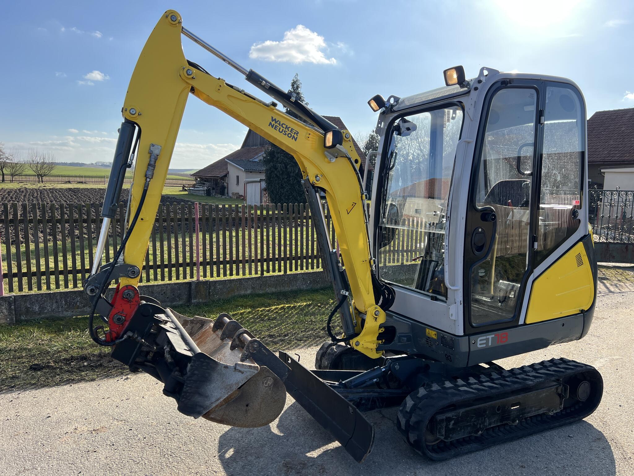 minibagr Wacker Neuson ET18 hyd.podvozek /2x dveře