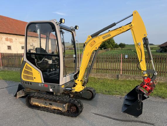 Minibagr Wacker Neuson ET18 hyd. podvozek, PowerTilt, 2t