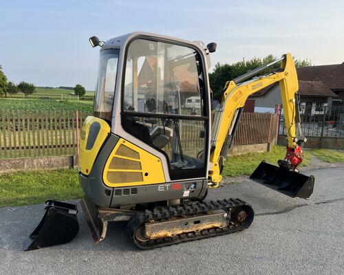 Minibagr Wacker Neuson ET18 hyd. podvozek, PowerTilt, 2t