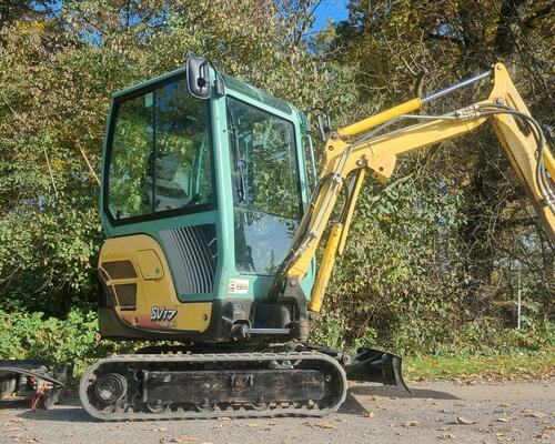 Minibagr Yanmar SV17EX 1.9T Hyd, svahovka+ podkop 2450Mth