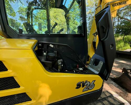 Minibagr Yanmar SV26 Hyd. Svahovka podkop 30
