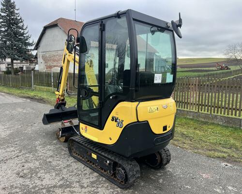 Minibagr Yanmar SV 16 hyd.svahovka/pouze 1tis.mth