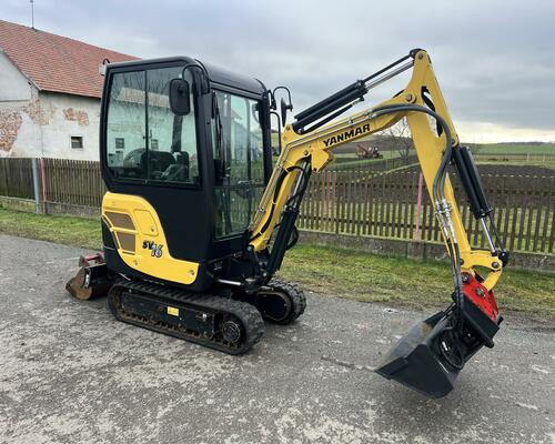 Minibagr Yanmar SV 16 hyd.svahovka/pouze 1tis.mth