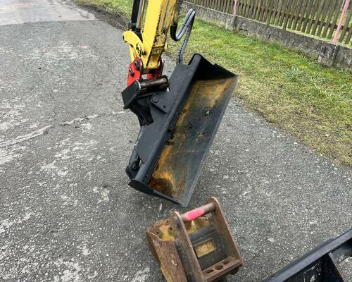 Minibagr Yanmar SV 16 hyd.svahovka/pouze 1tis.mth