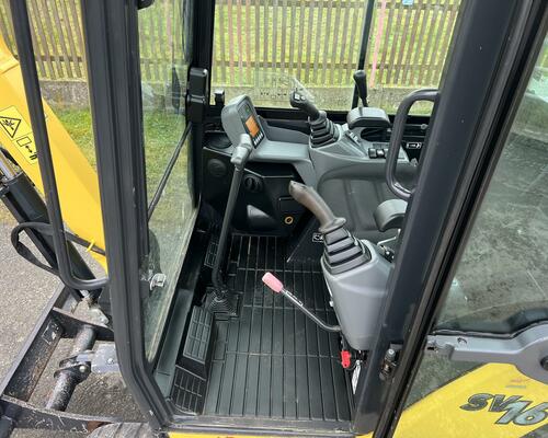 Minibagr Yanmar SV 16 hyd.svahovka/pouze 1tis.mth