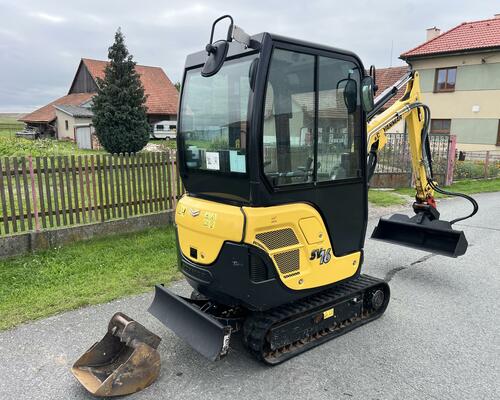 Minibagr Yanmar SV 16 pouze 1.000mth / hyd.svahovka