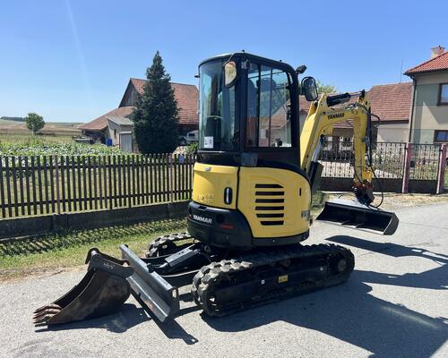 minibagr YANMAR VIO 27 hyd.svahovka, podkop / 2,8t